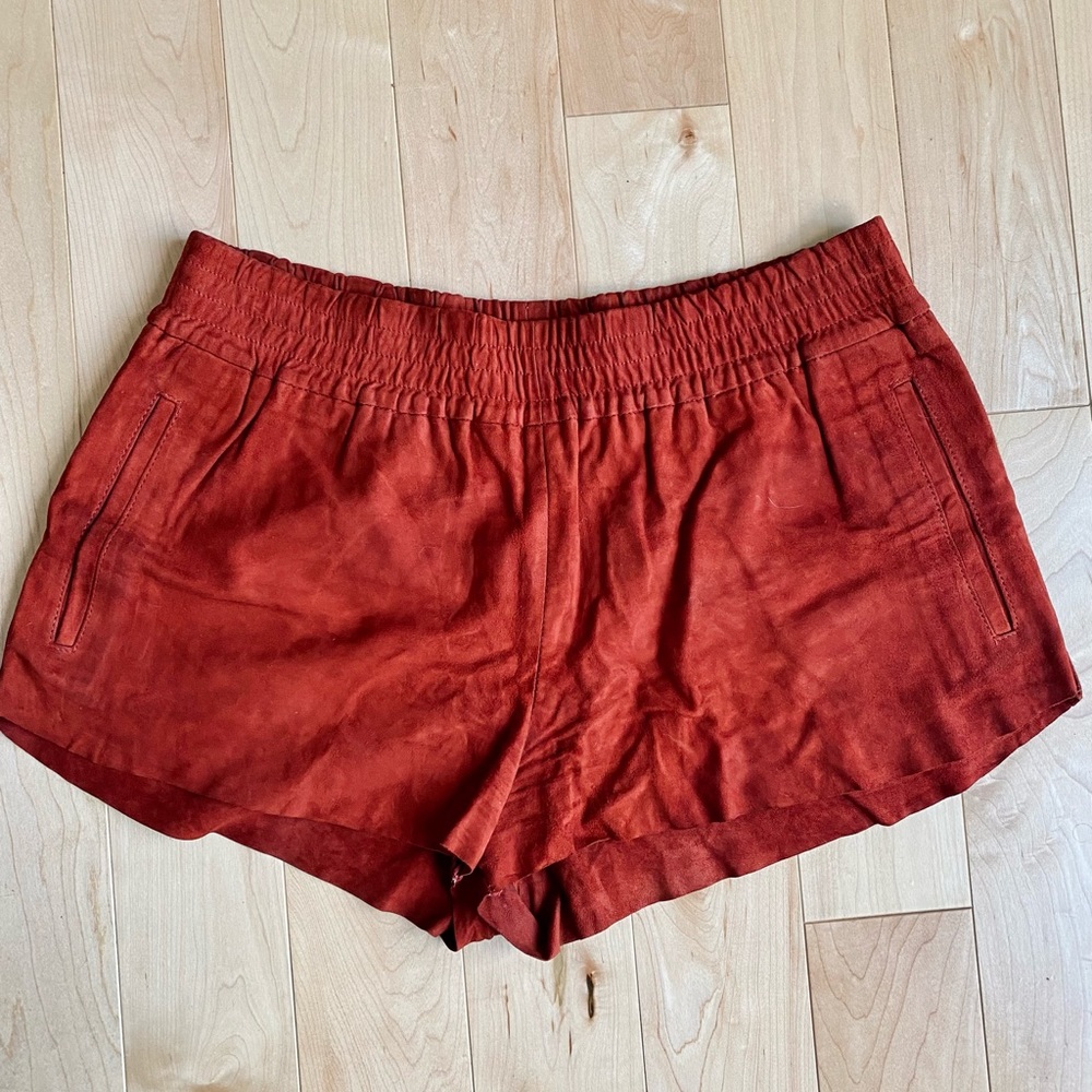 Maje Suede Shorts
